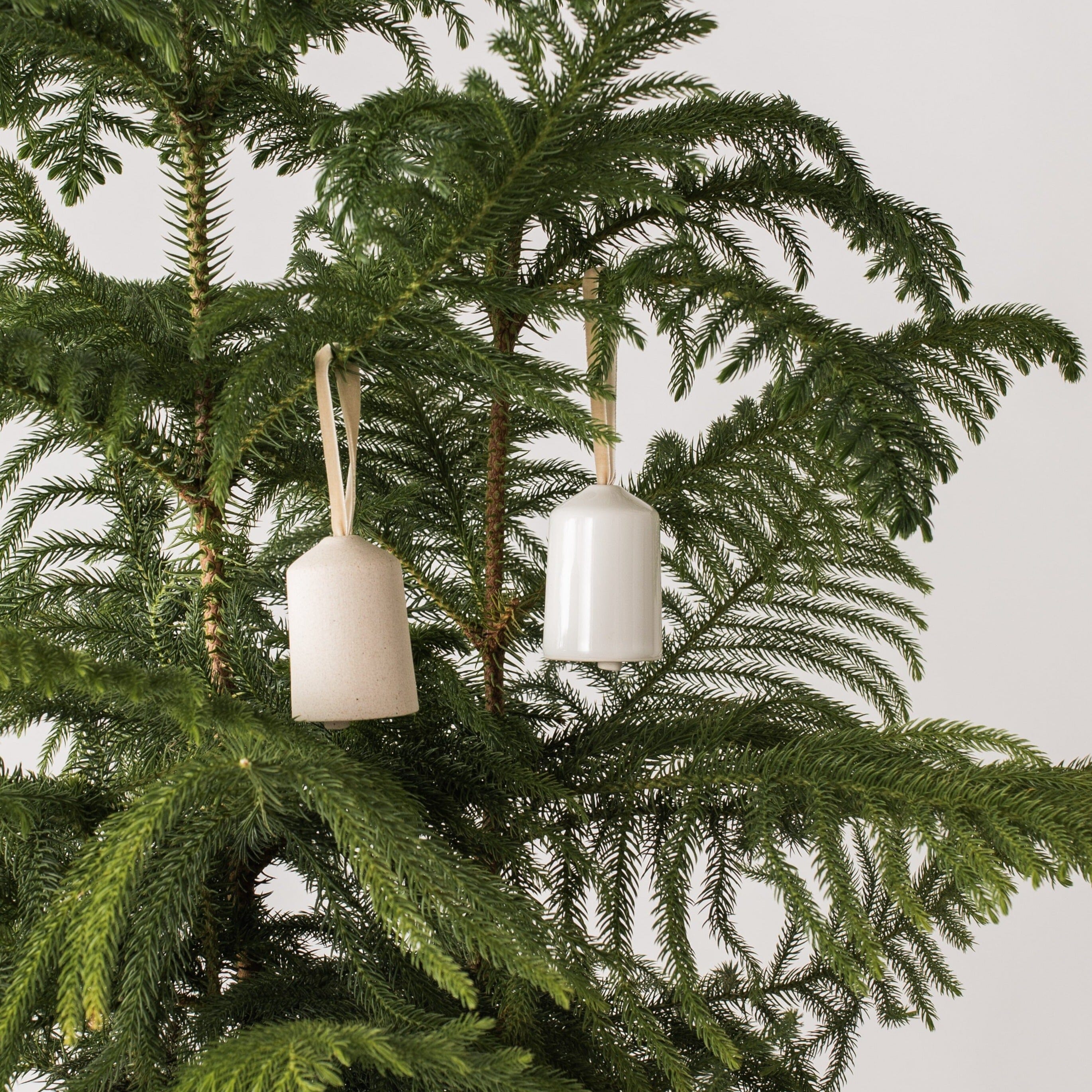 Ceramic Bell Ornaments Set