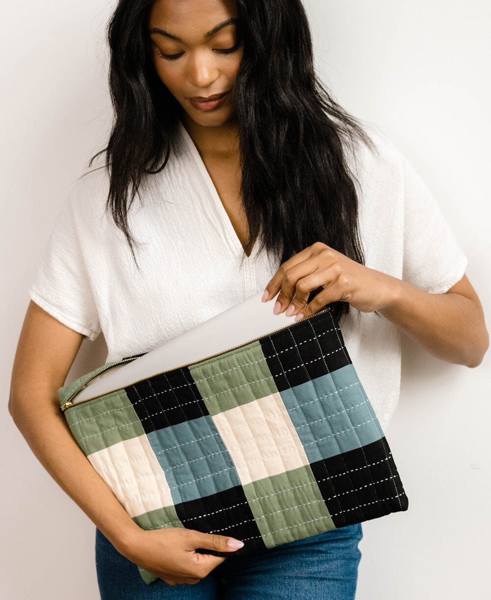 Checkered Laptop Case