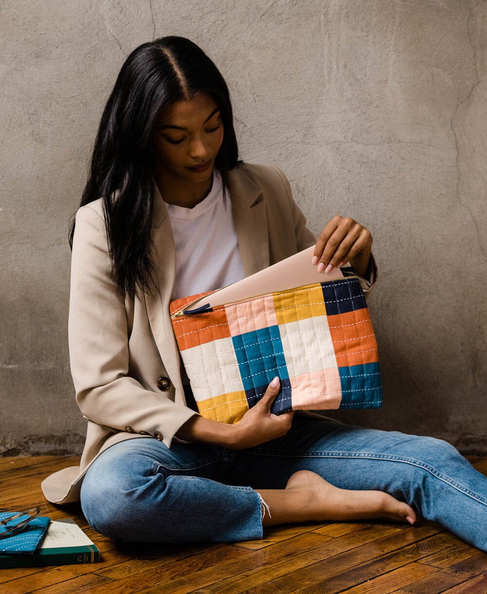 Checkered Laptop Case