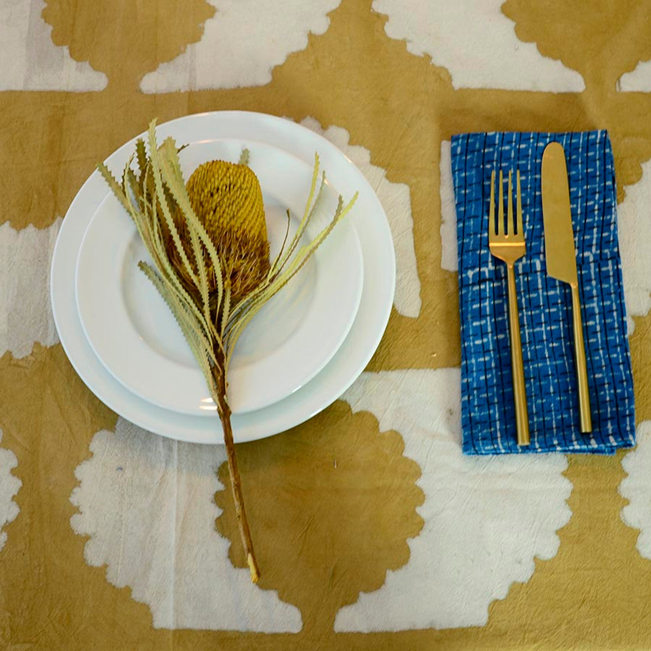 Checkered Napkin Set