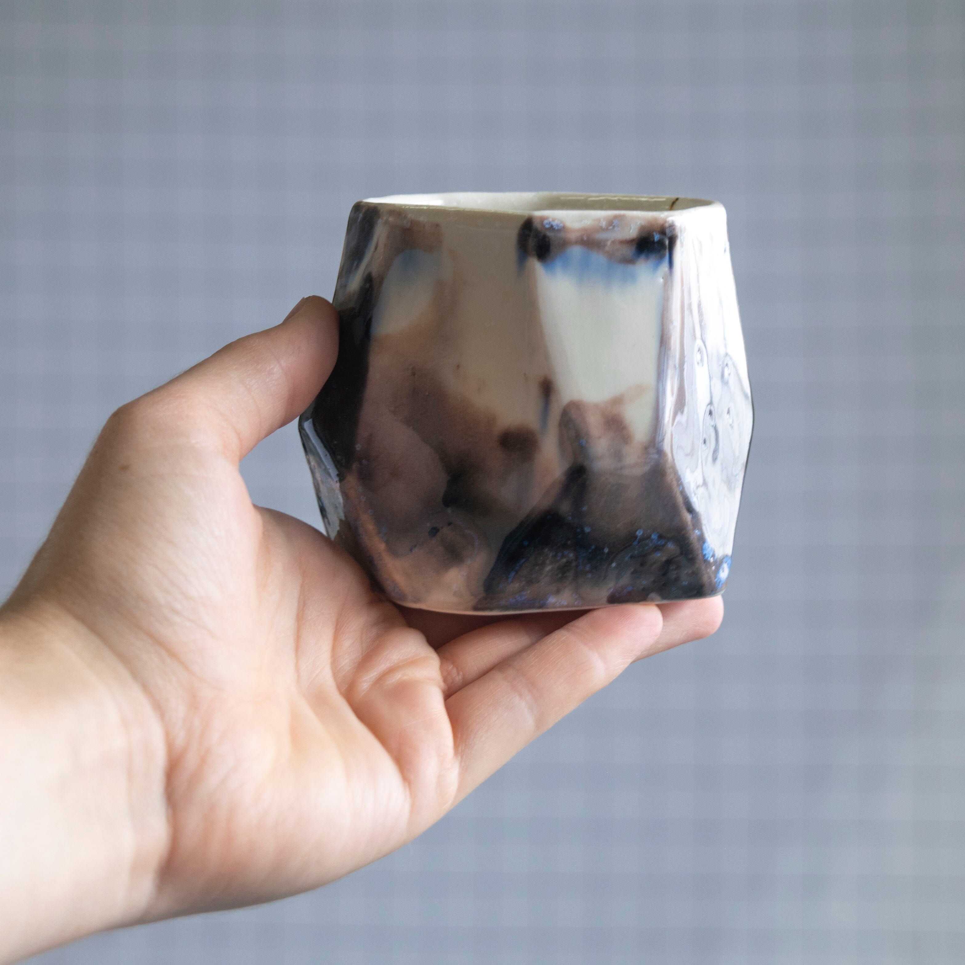 Chisel Porcelain Cup