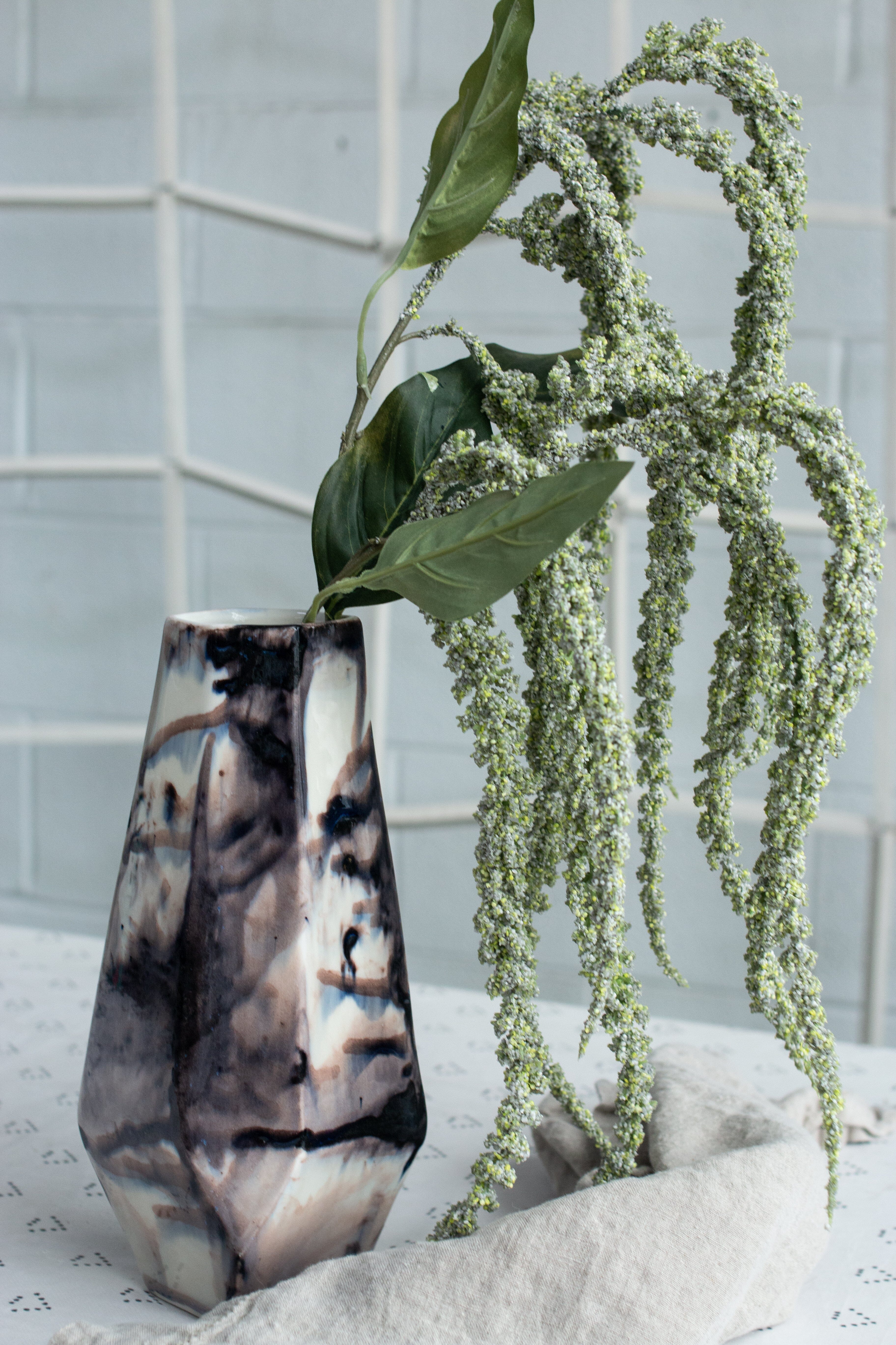 Chisel Porcelain Vase