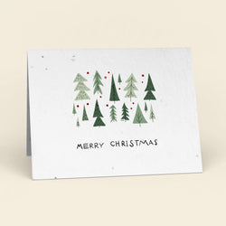 Christmas Trees Plantable Cards - 10 Pack