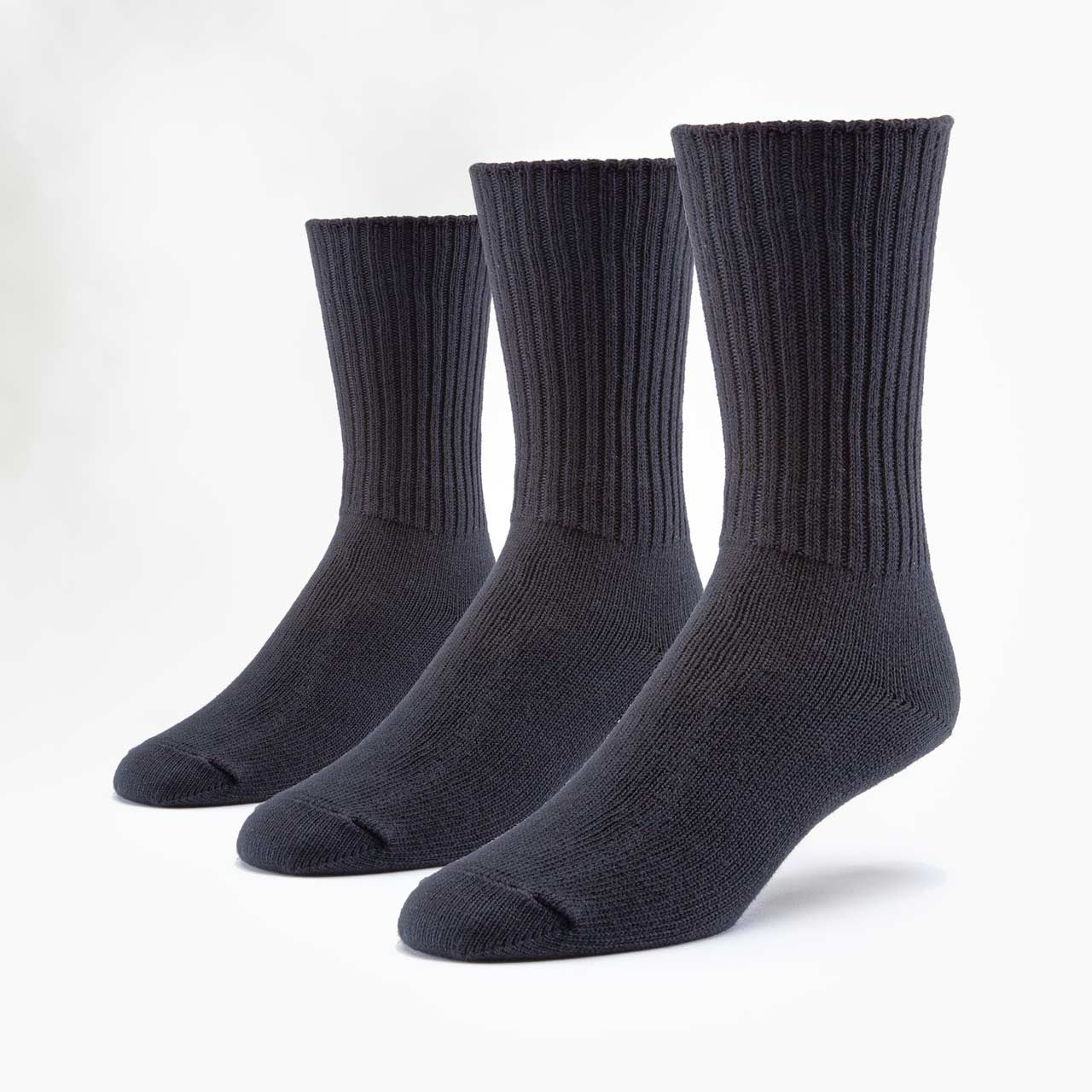 Classic Unisex Crew Socks - 3 Pack