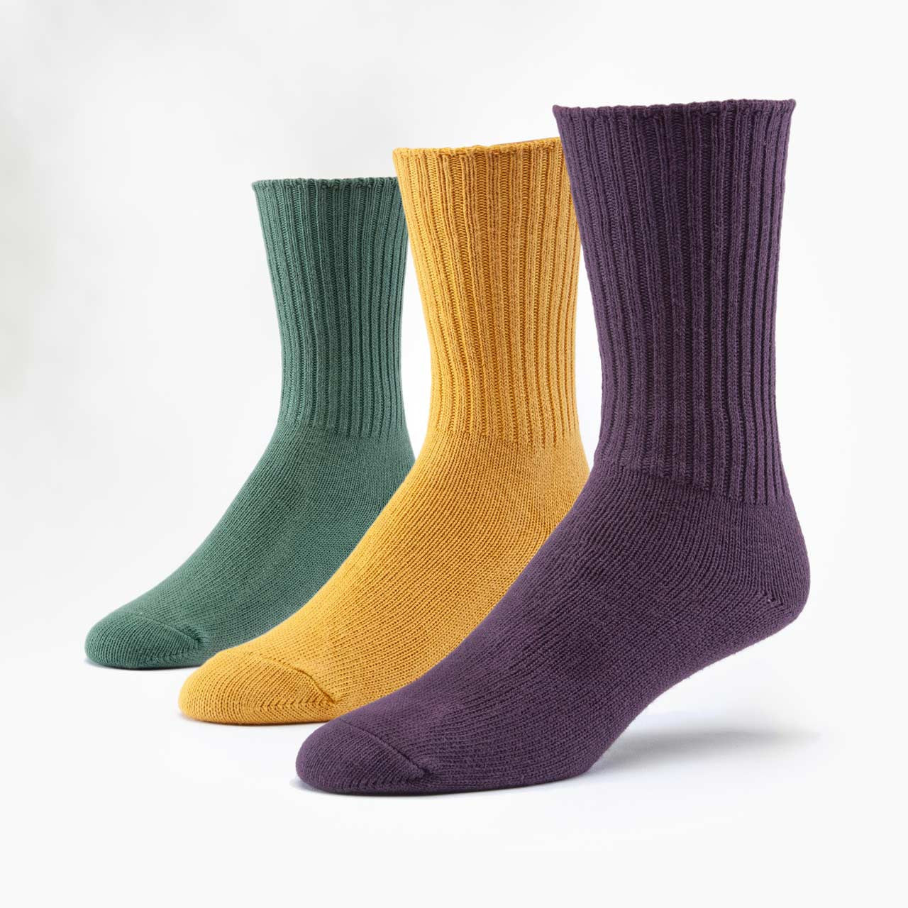 Classic Unisex Crew Socks - 3 Pack