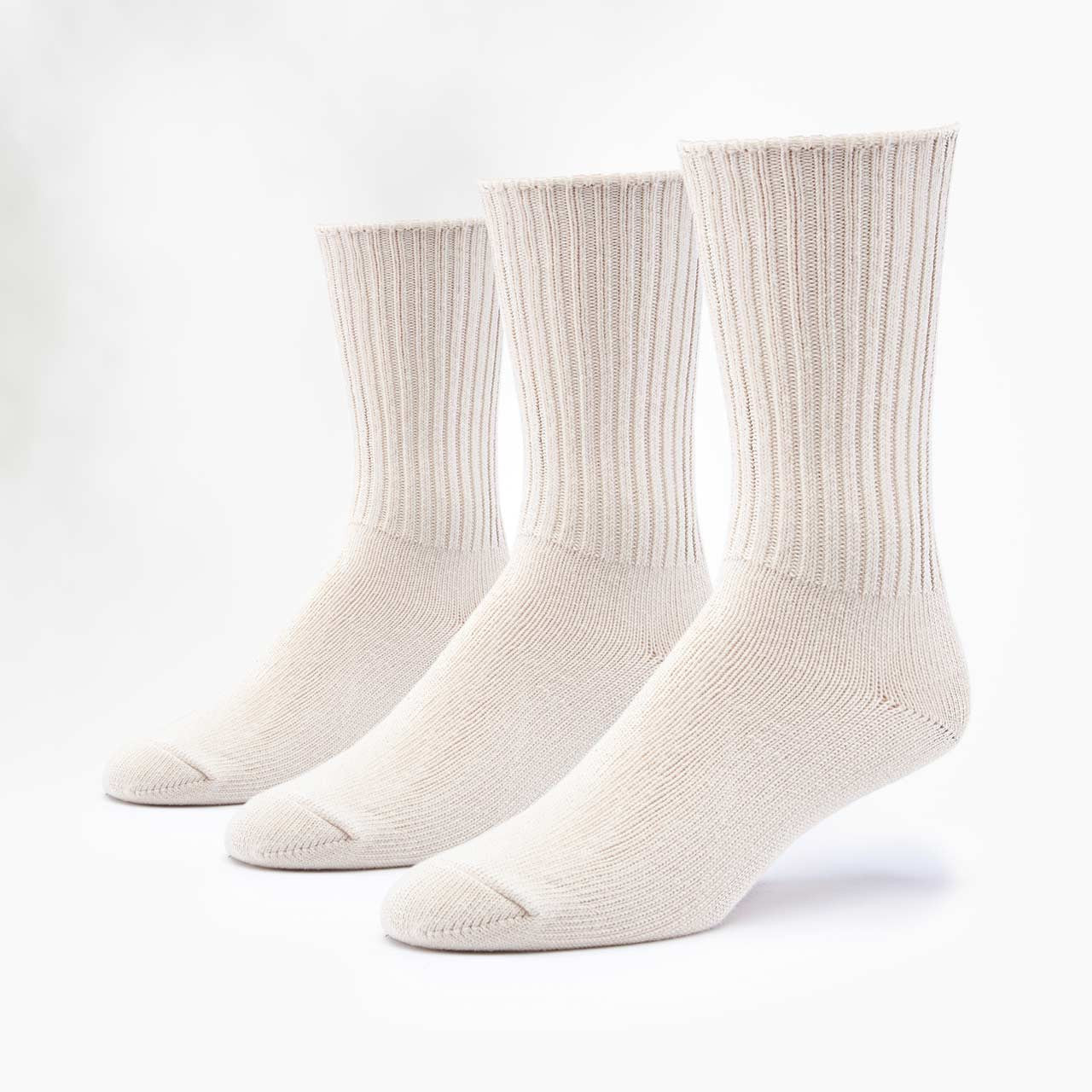 Classic Unisex Crew Socks - 3 Pack