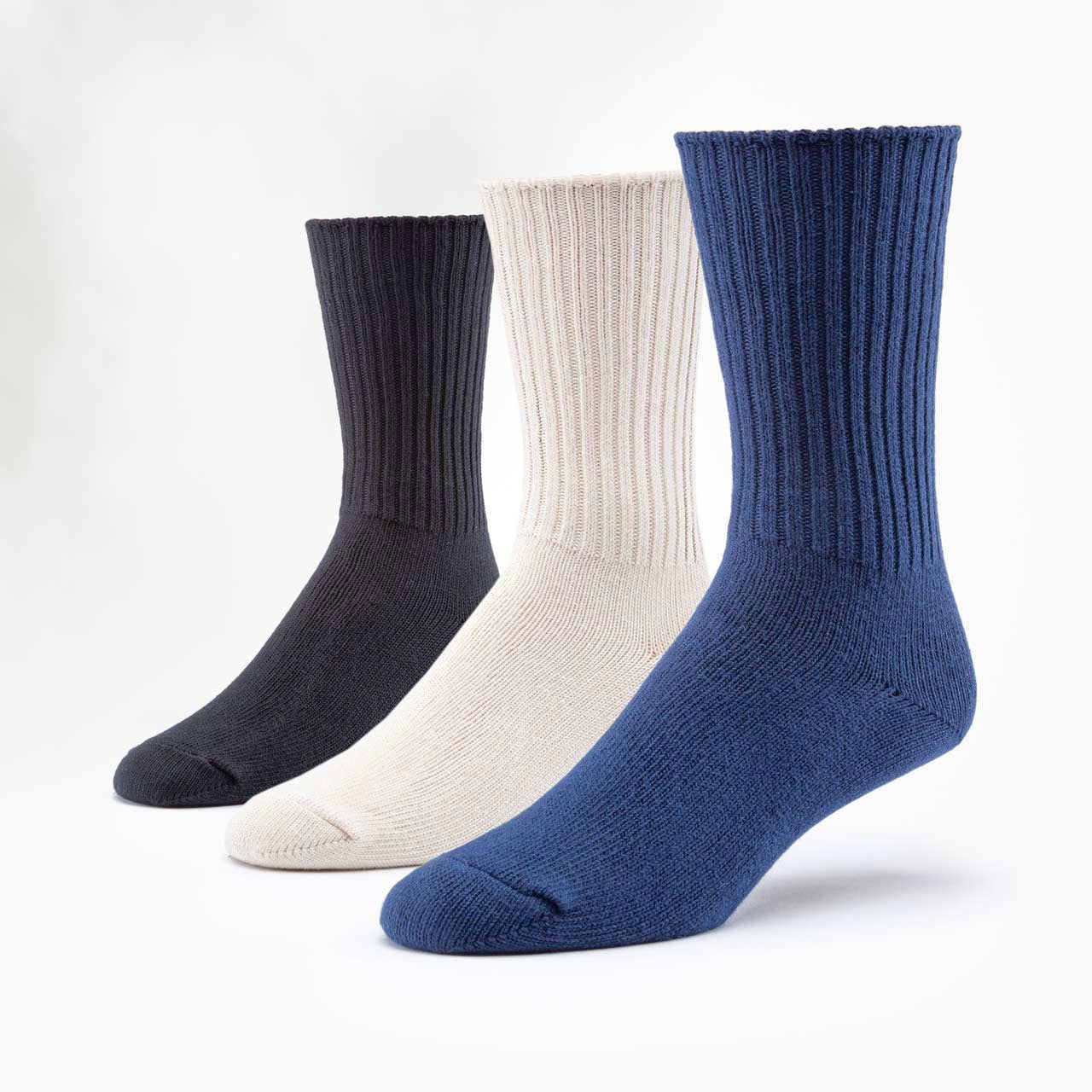 Classic Unisex Crew Socks - 3 Pack