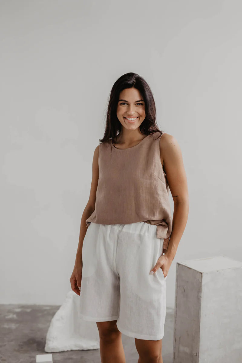 Colette Classic Linen Top