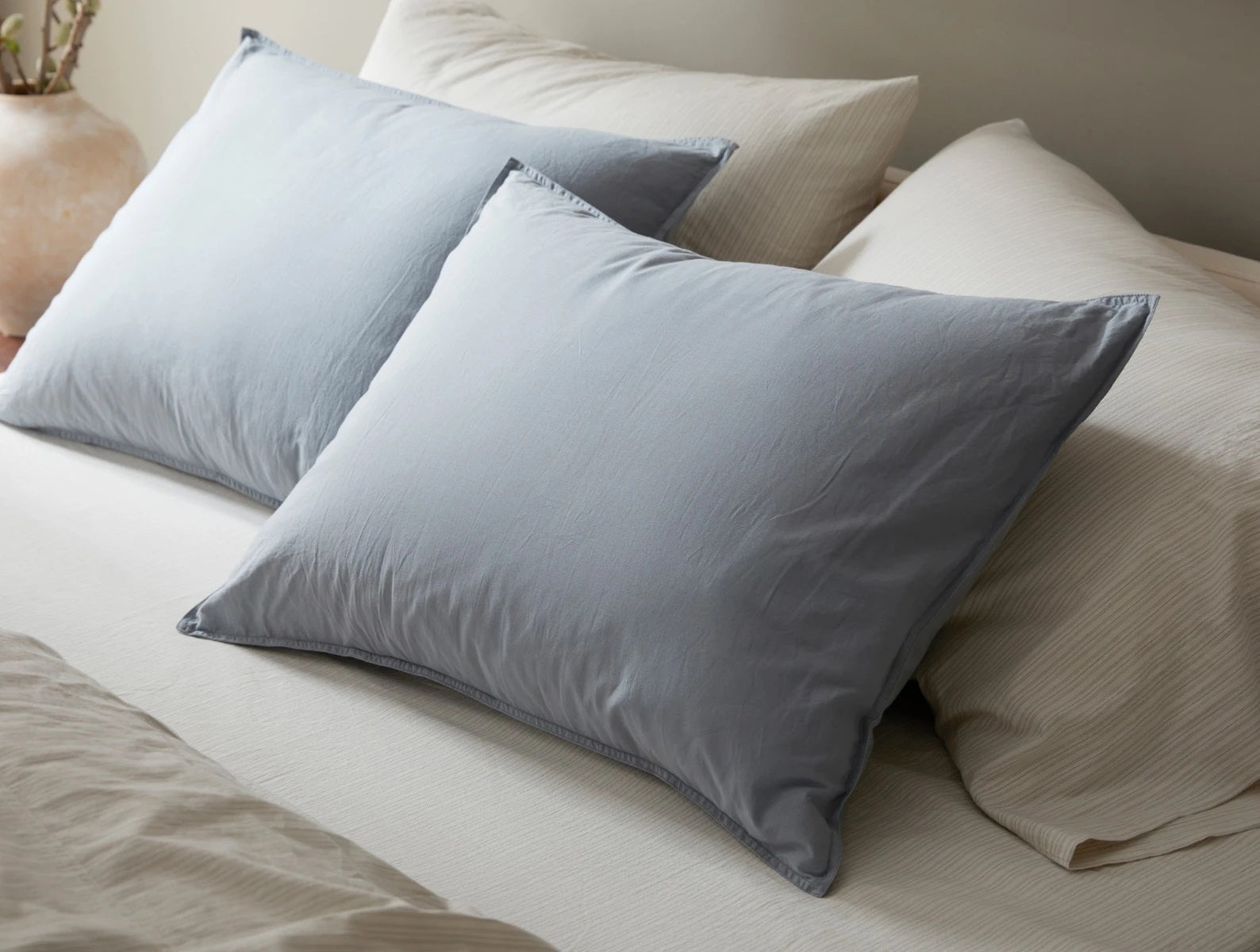 Crinkled Percale Sham