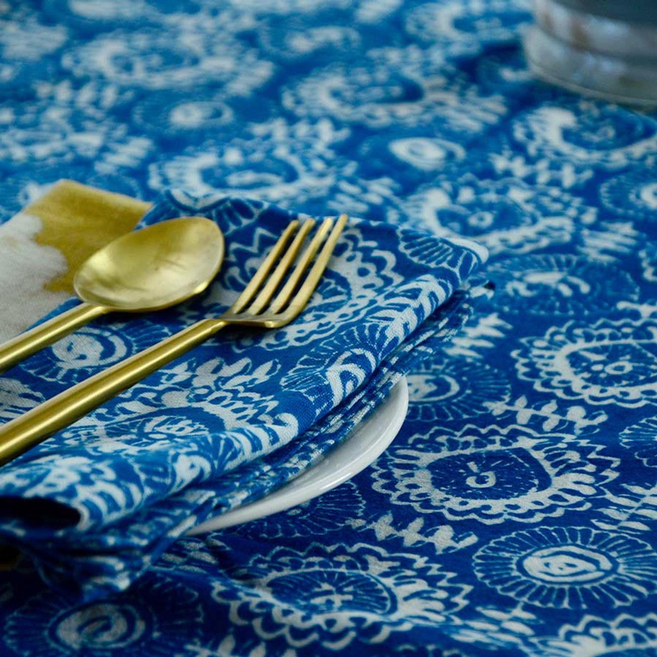 Crystal Blue Tablecloth