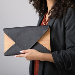 Date Night Clutch Bags Tiradia Cork Black 