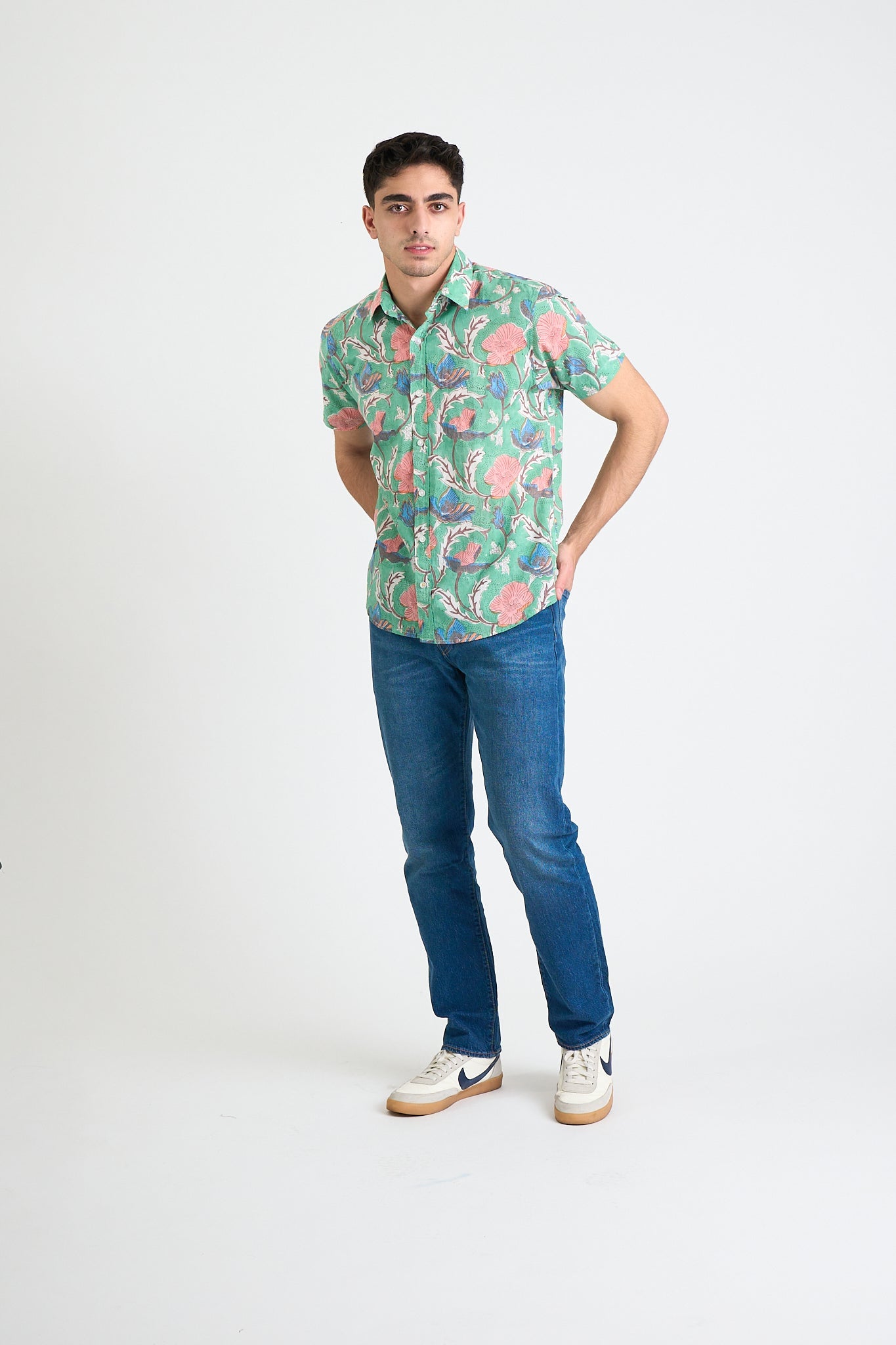 Men's Sheril Short Sleeve Shirt - Graphic Floral