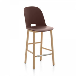 Emeco Alfi Counter Stool High Back Emeco