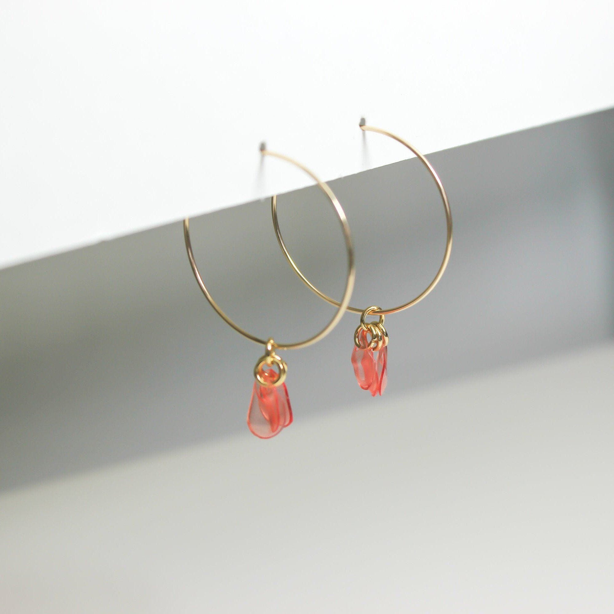 Emma Upcycled Hoop Earrings