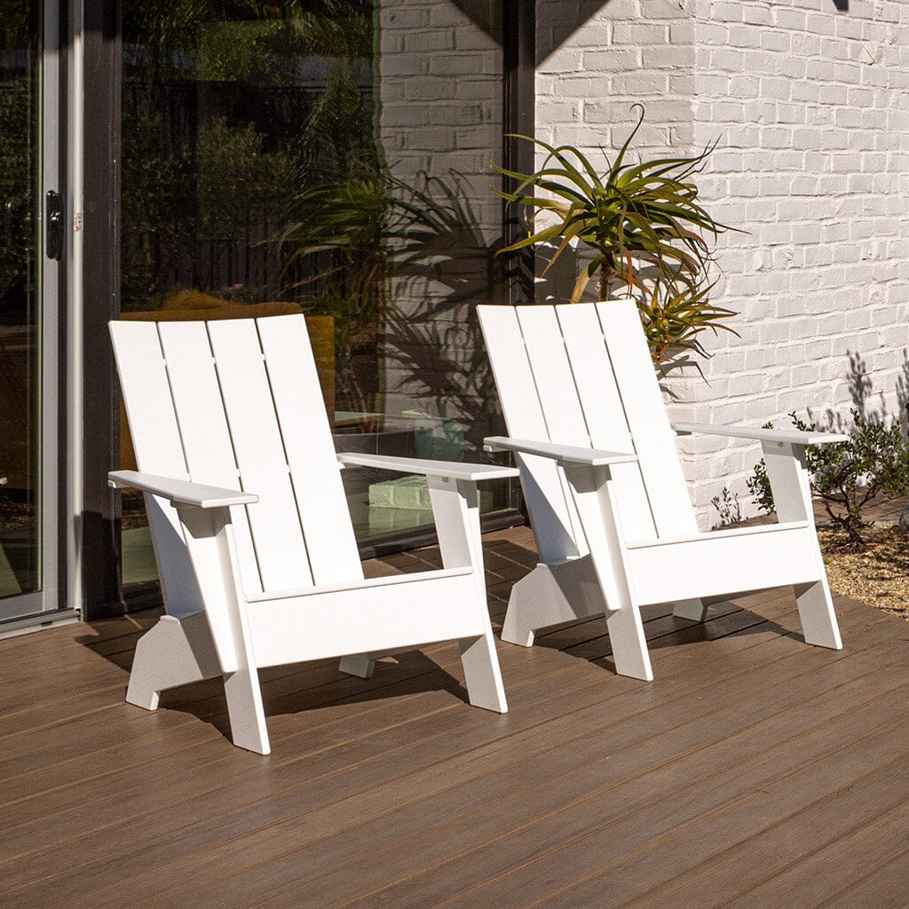 Flat Back Recycled Outdoor Adirondack Chair