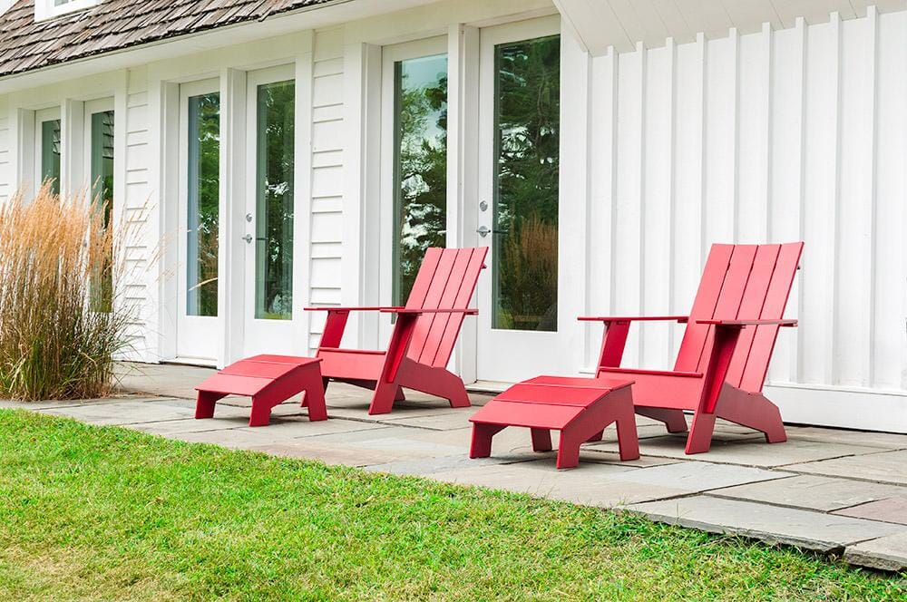 Flat Back Recycled Outdoor Adirondack Chair