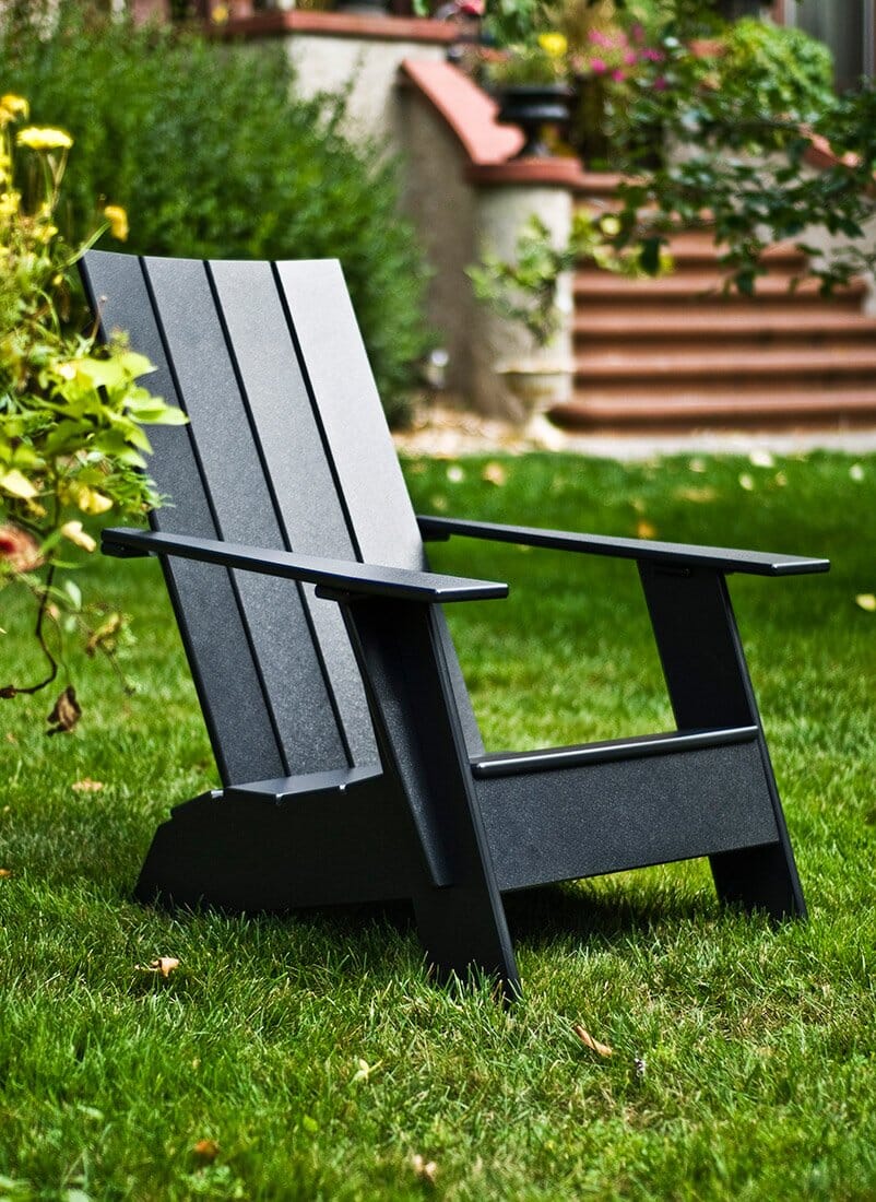 Flat Back Recycled Outdoor Adirondack Chair