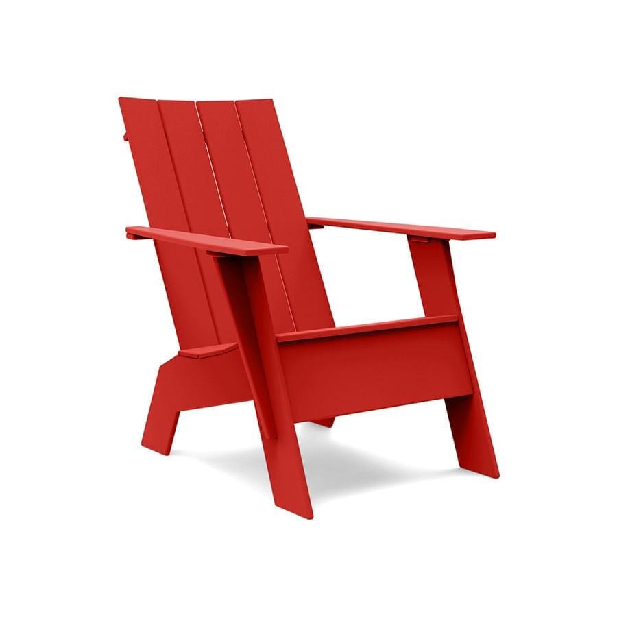 Flat Back Recycled Outdoor Adirondack Chair