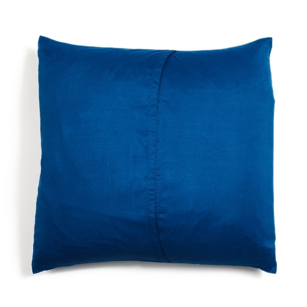 Folio Silk Throw Pillow - Indigo