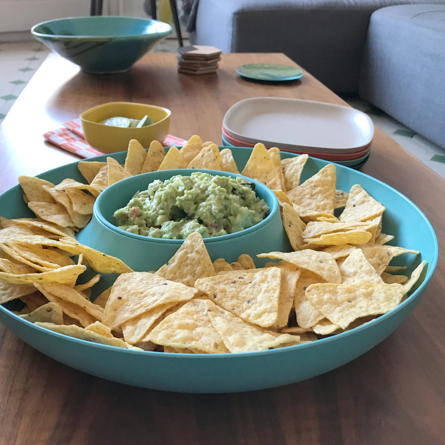 Fresco Recycled Bamboo Chip + Dip Set