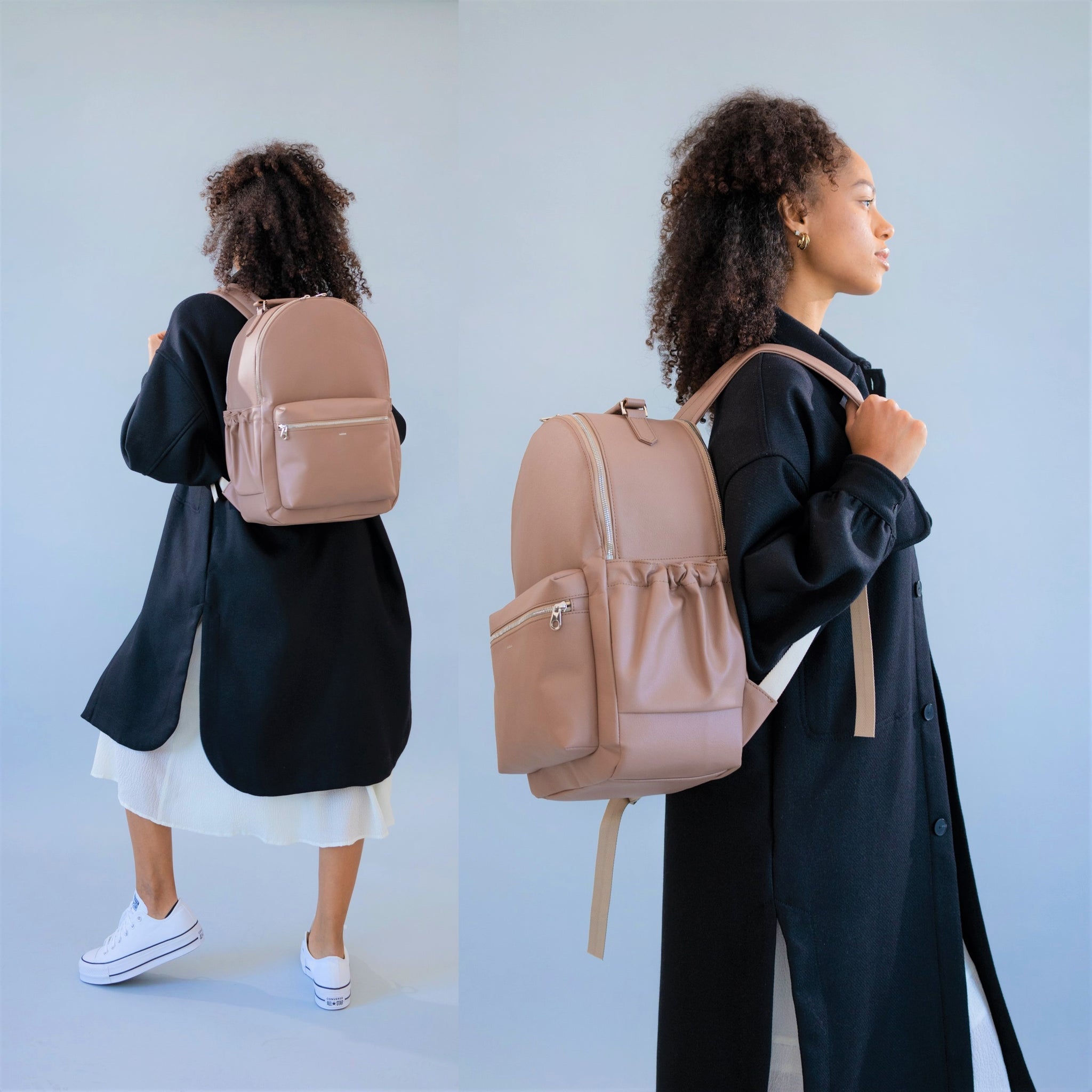 Gala Apple Leather Backpack