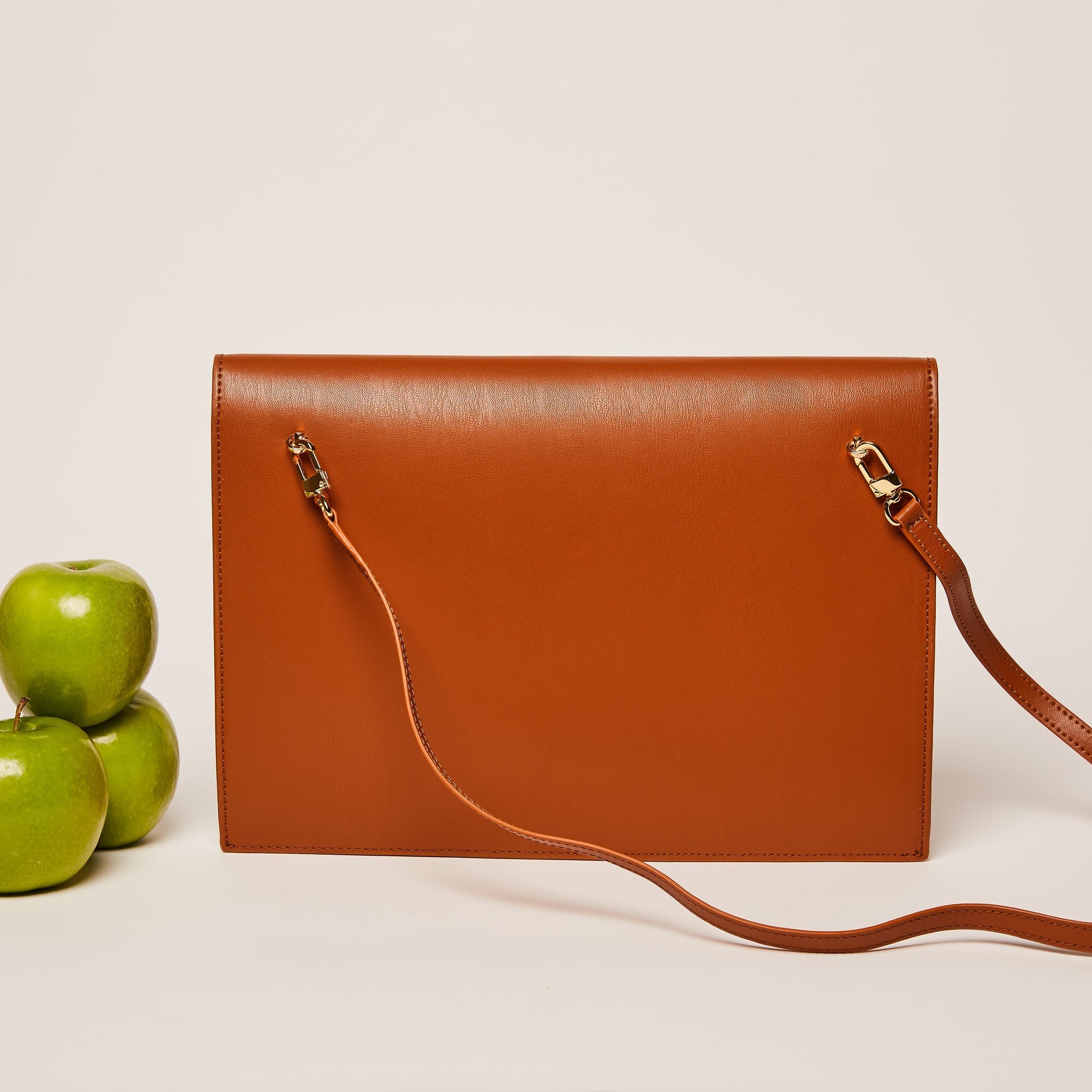 Gala Apple Leather Tech Folio Bag