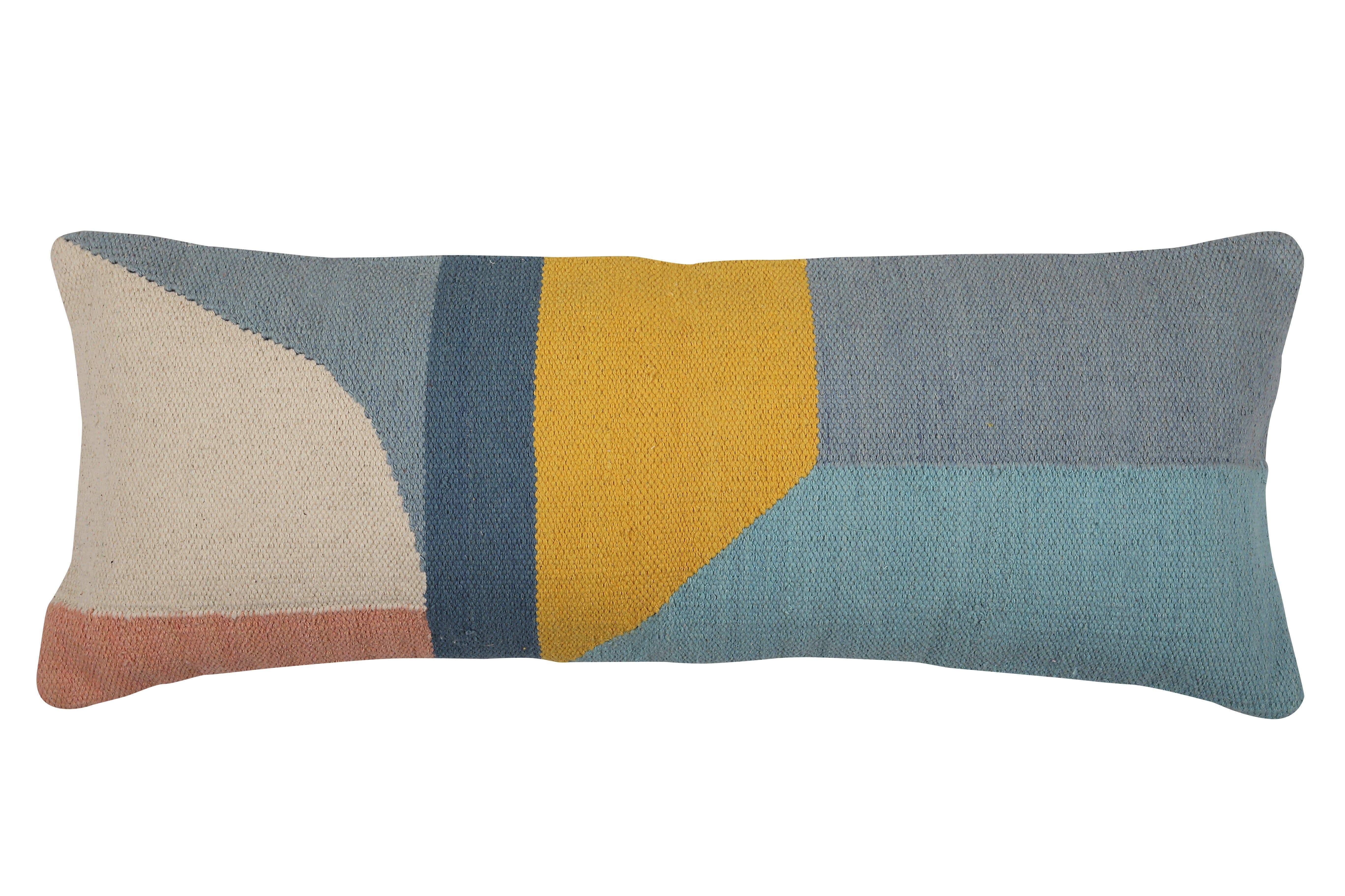 Geo Shapes Lumbar Pillow Cover