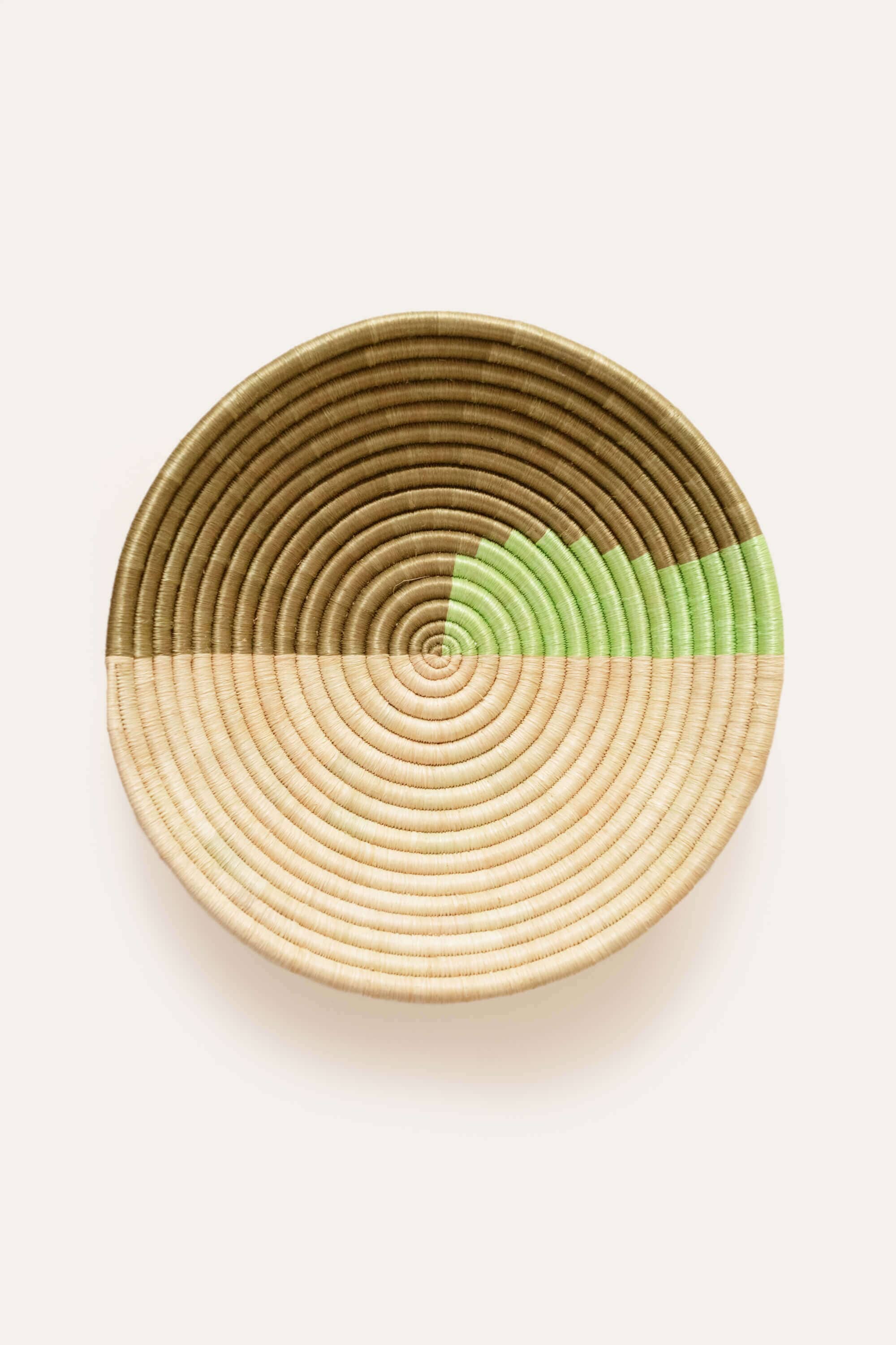 Green Form Plateau Basket