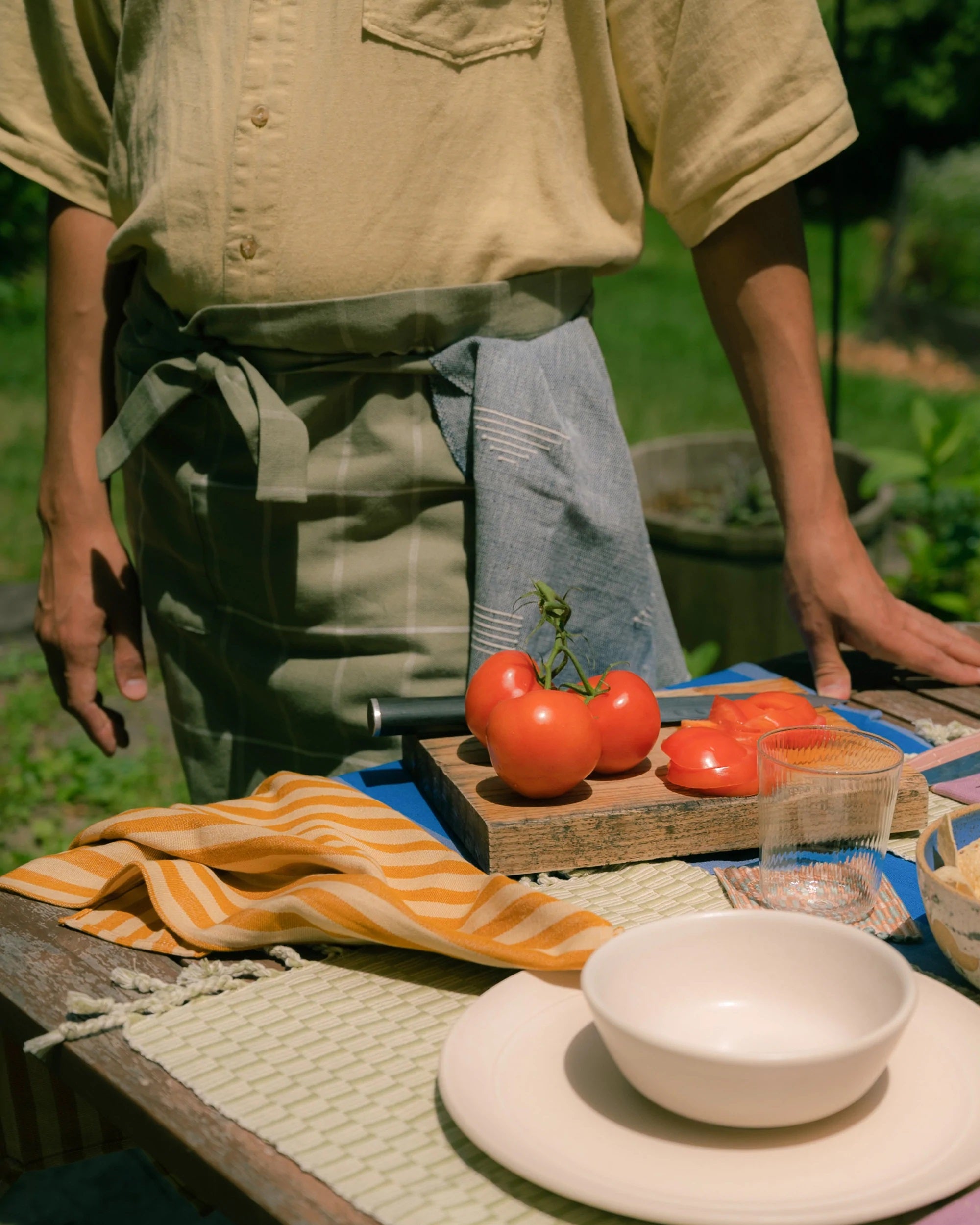 Grid Bistro Apron