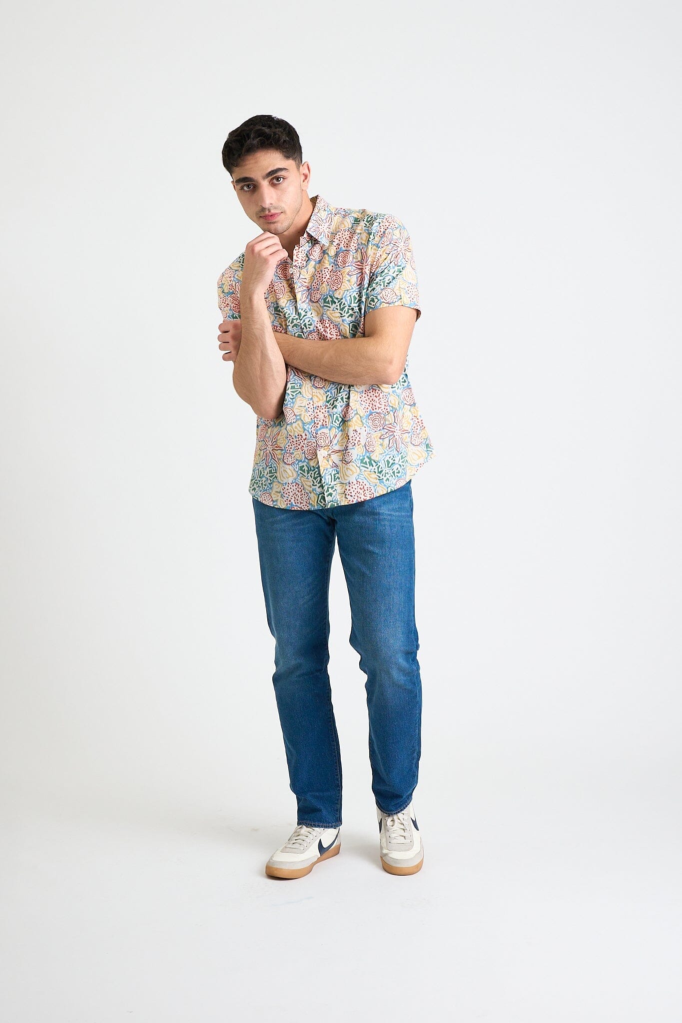 Men's Prat Short Sleeve Shirt - Psychedelic