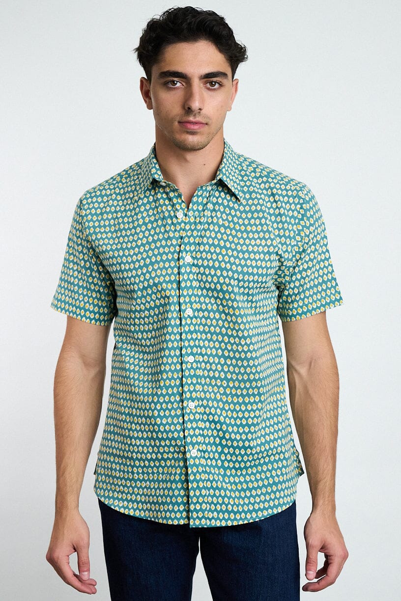 Men's Sheril Short Sleeve Shirt - Avocado