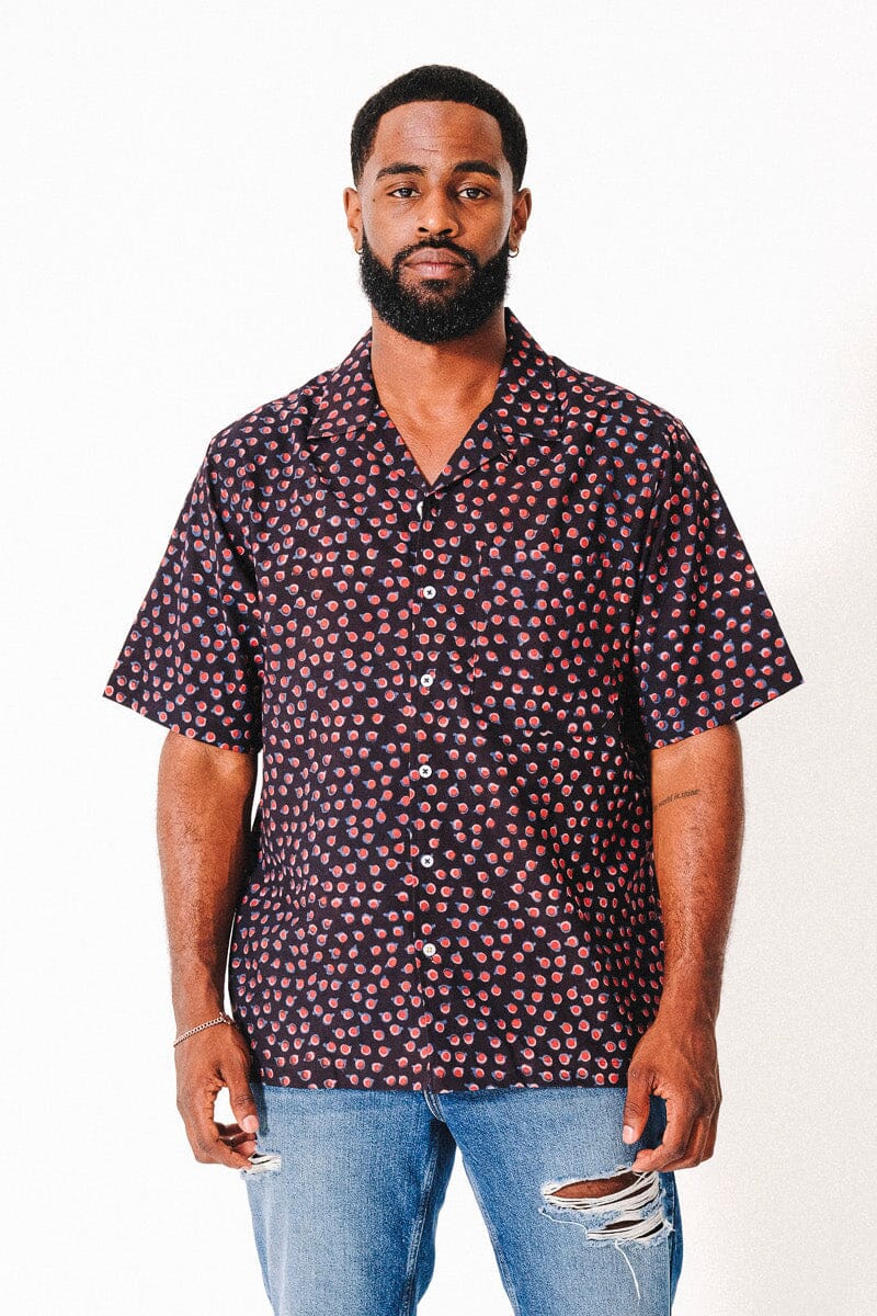 Don Camp Collar Shirt - Blood Moon