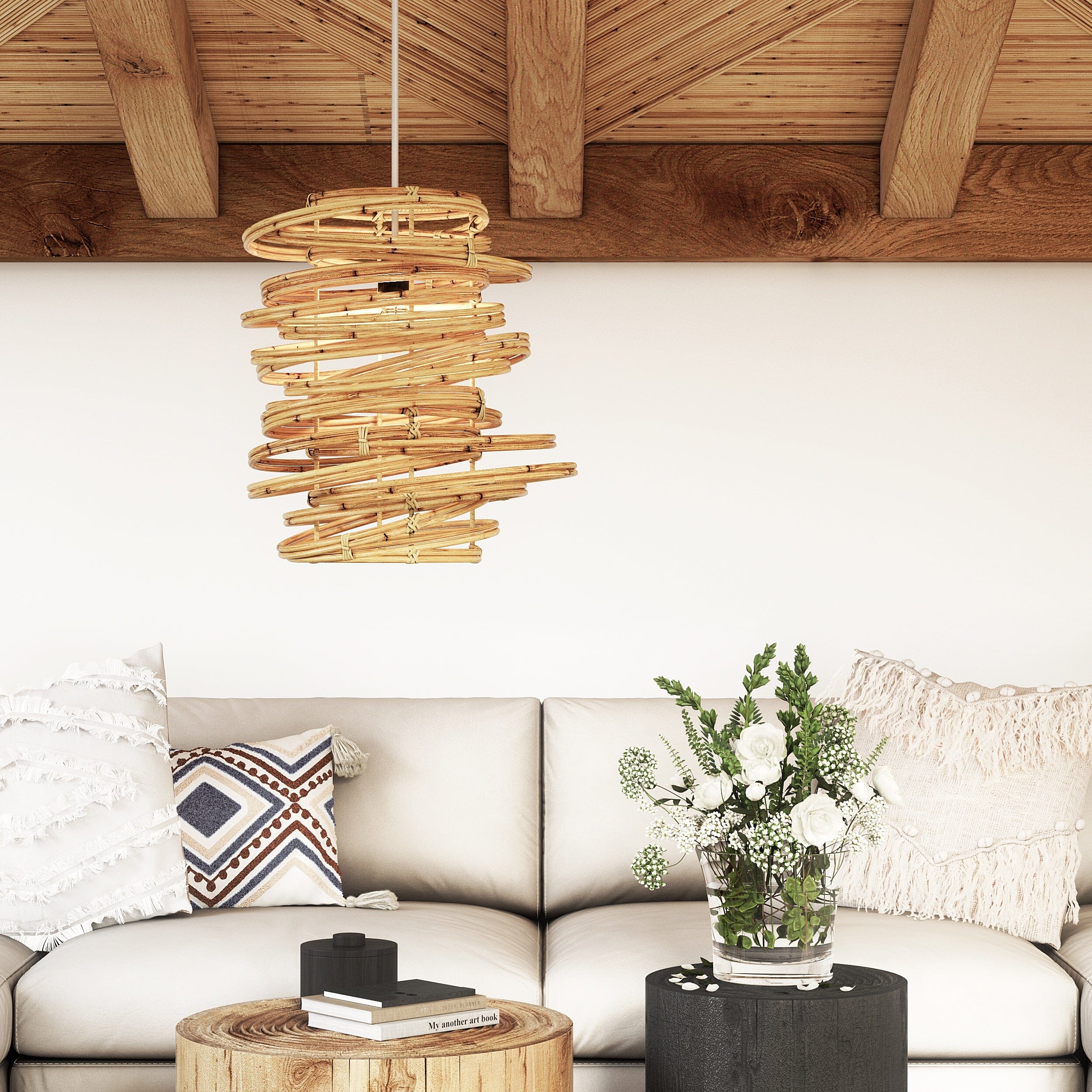 Handmade Rattan Light