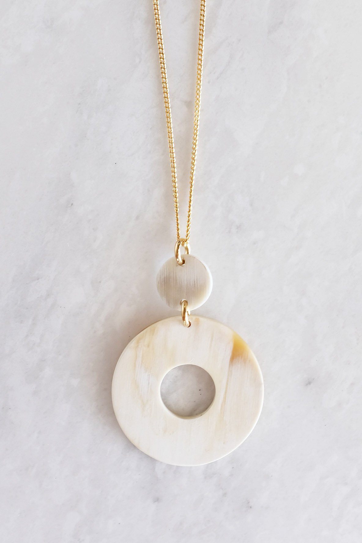 Hoan Toan Horn Pendant Necklace