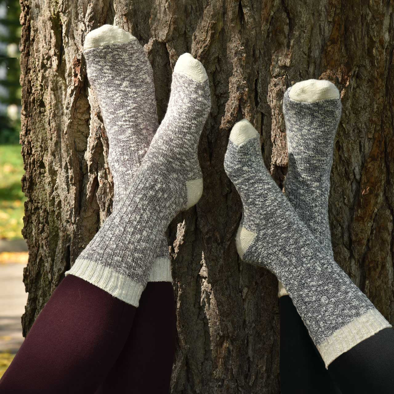 Heathered Ragg Unisex Socks -  Single