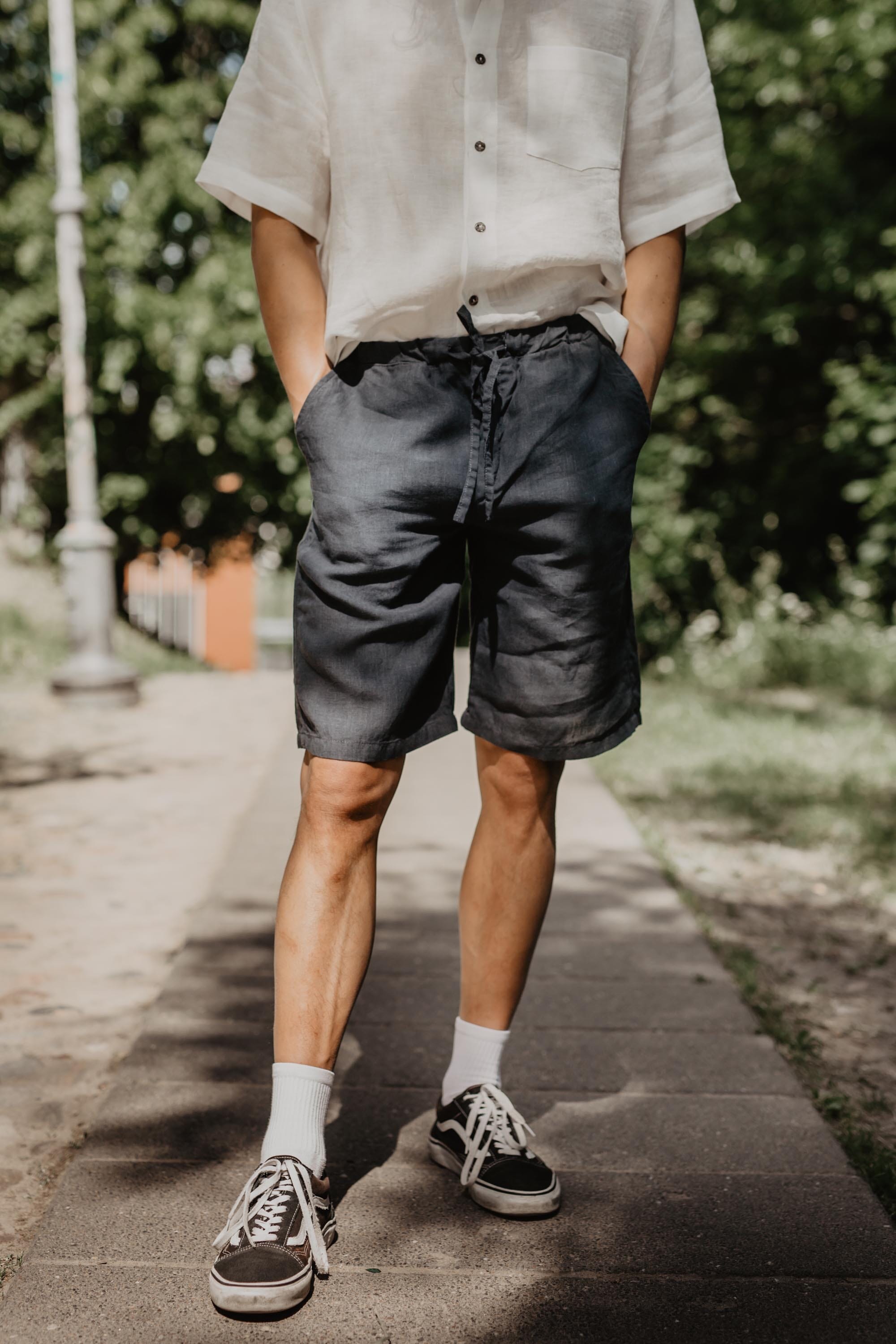 Hermes Classic Linen Shorts