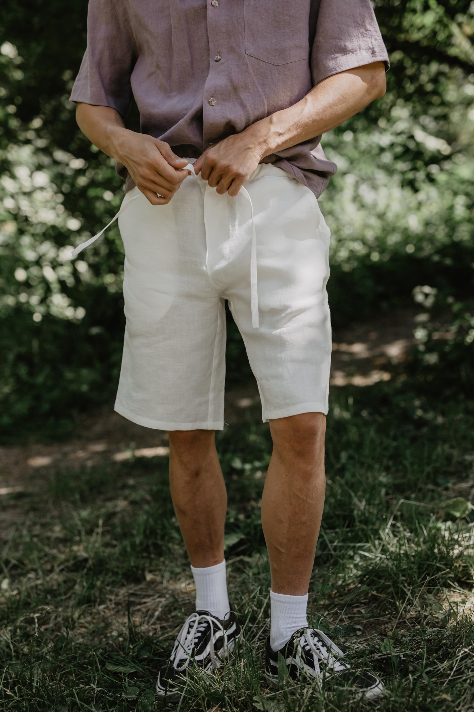 Hermes Classic Linen Shorts