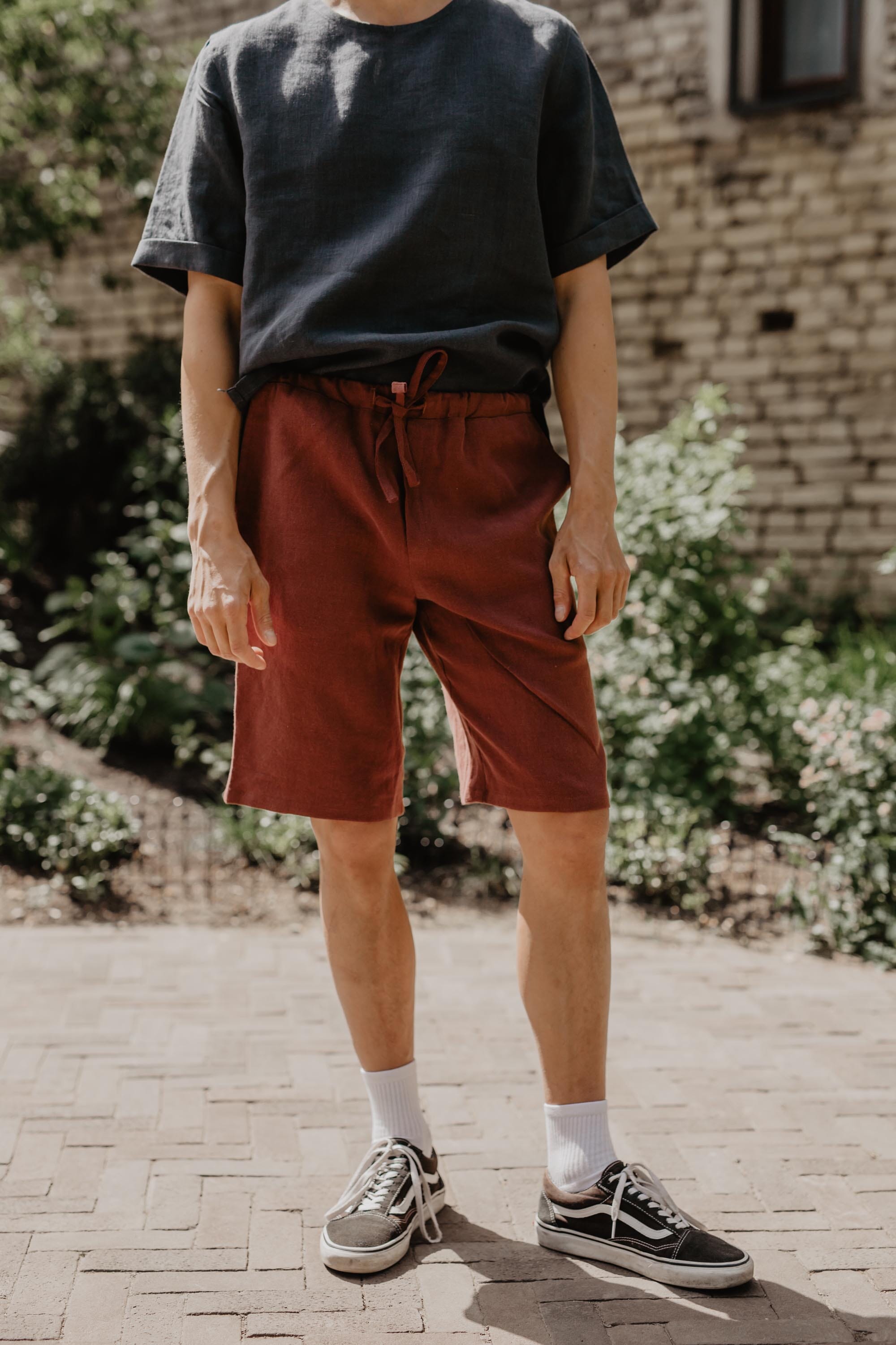 Hermes Classic Linen Shorts