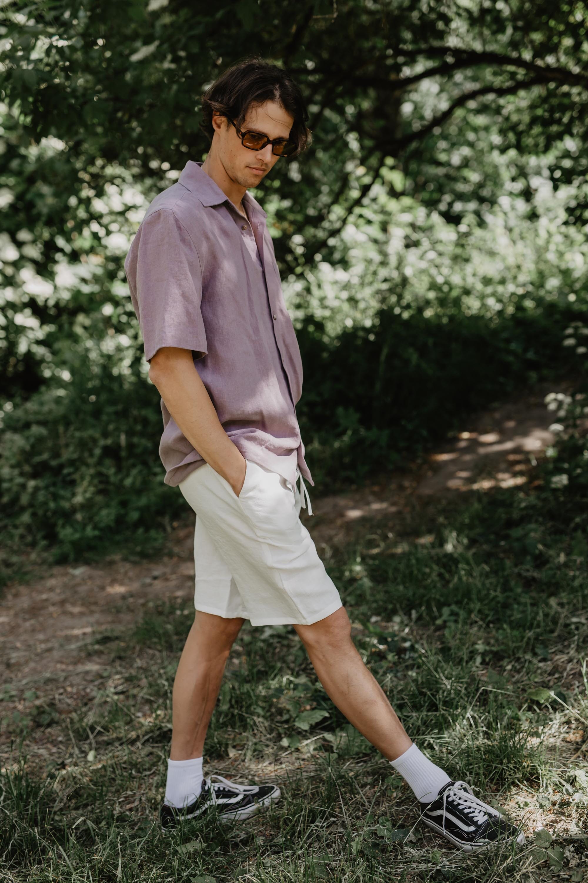 Hermes Classic Linen Shorts