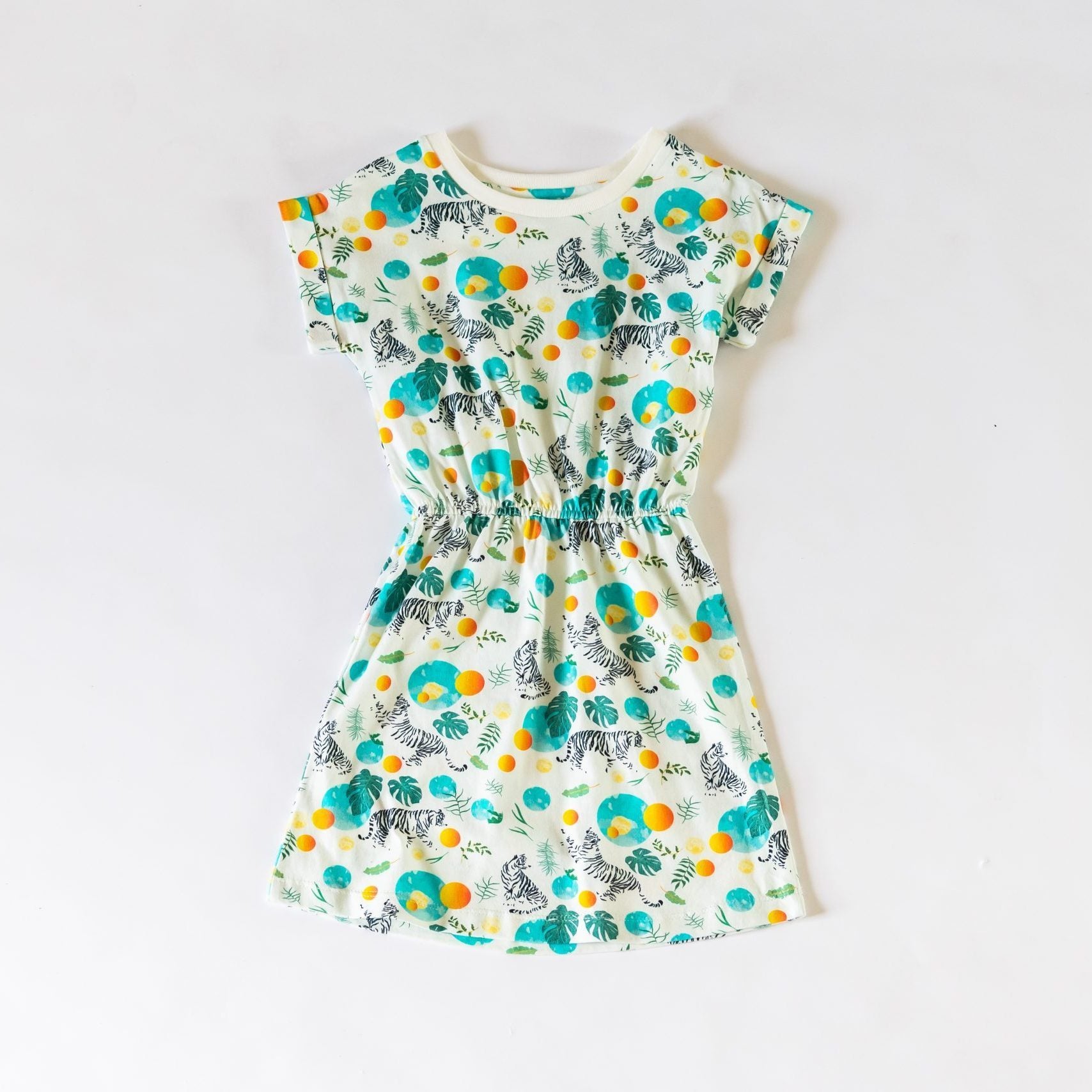 Kids' Magical Jungle Short Sleeve Dress