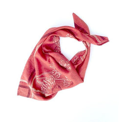 Red Love Square Bandana