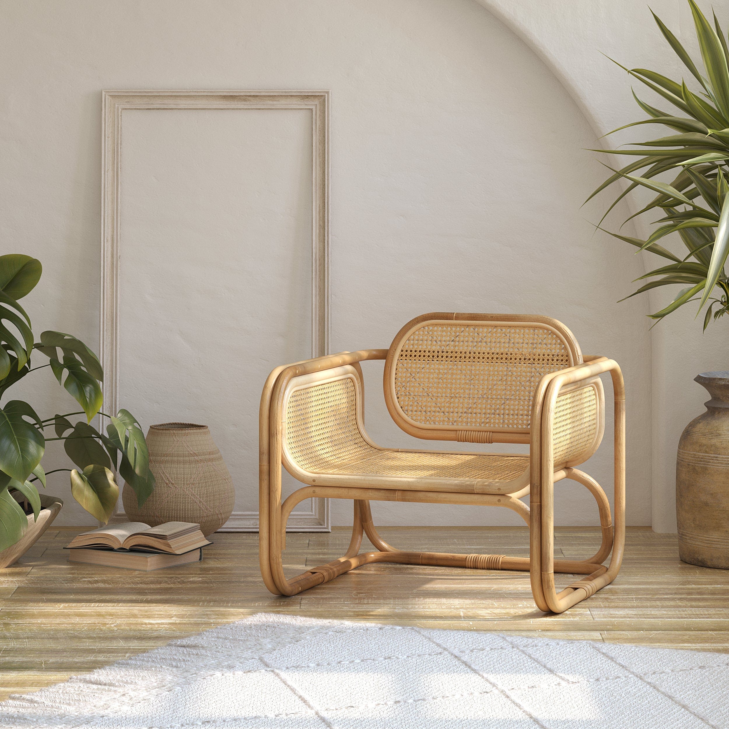 Iconic Rattan Lounge Chair