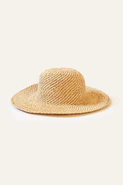 Open Braided Raffia Sun Hat