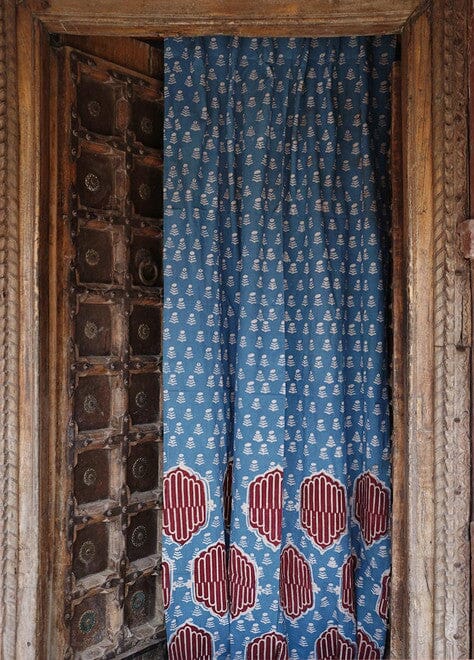 Indigo Palace Curtain Panel