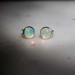 Gemstone Stud Earrings