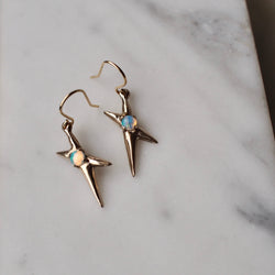 Opal Spark Earrings