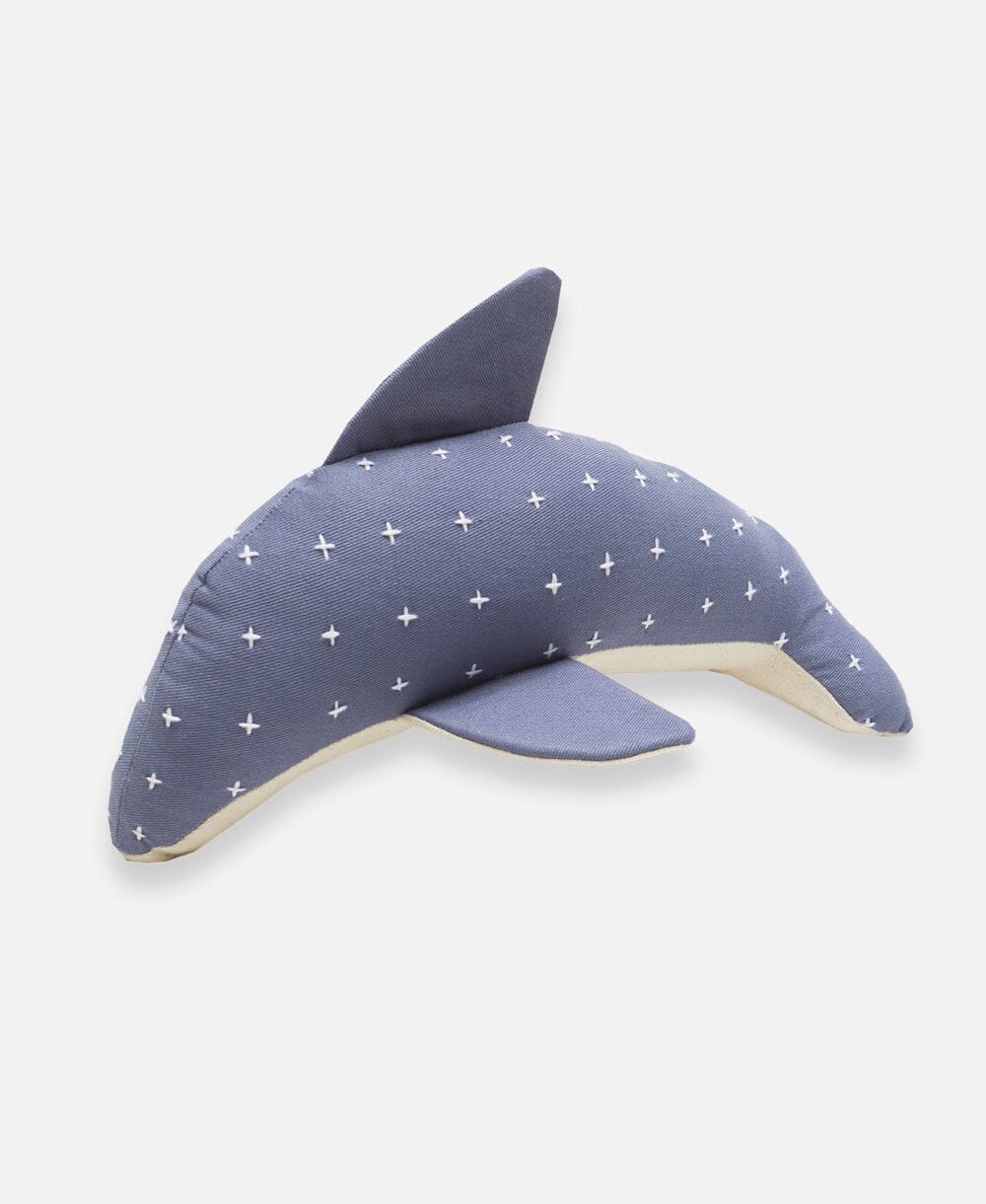 Kantha Handmade Stuffed Dolphin