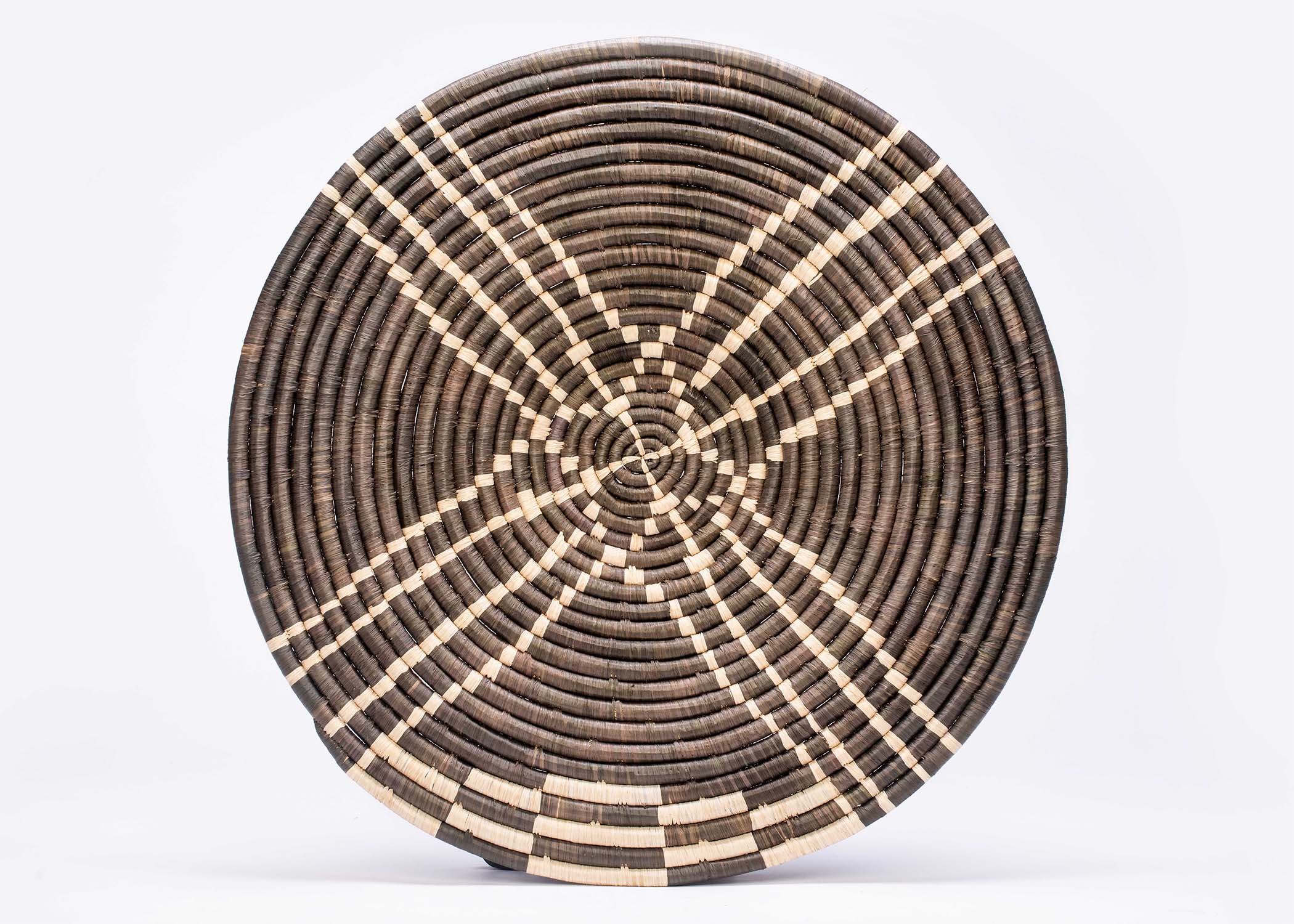 Large Cocoa Sanaa Woven Wall Plate