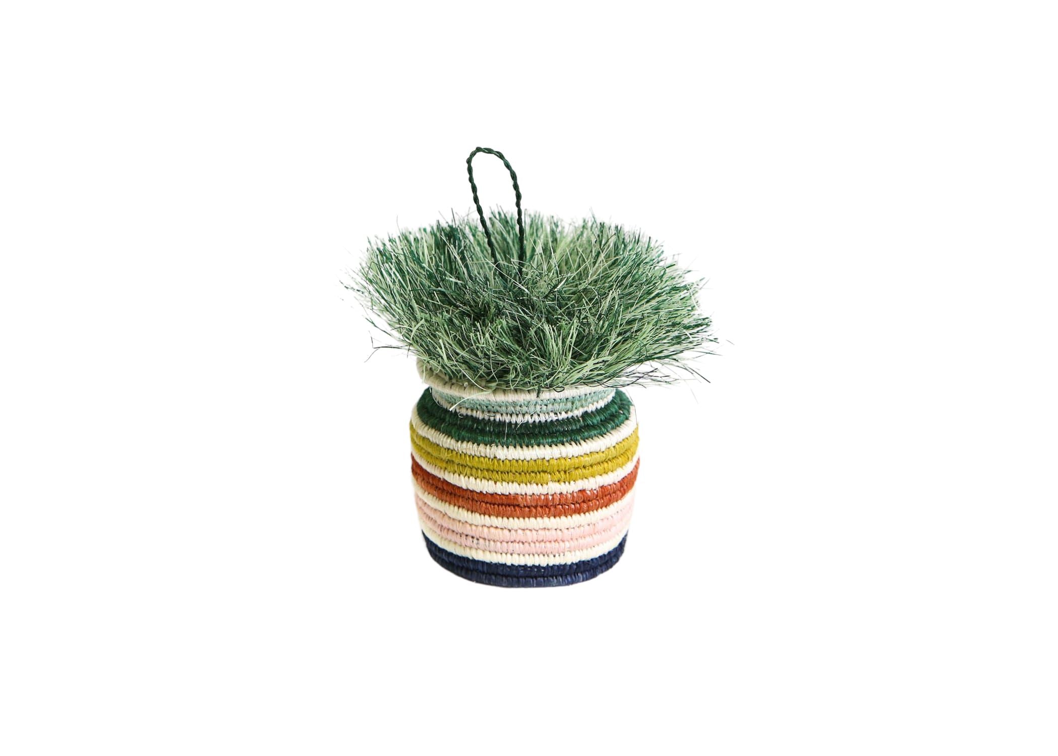 Banded Planter Ornament 2