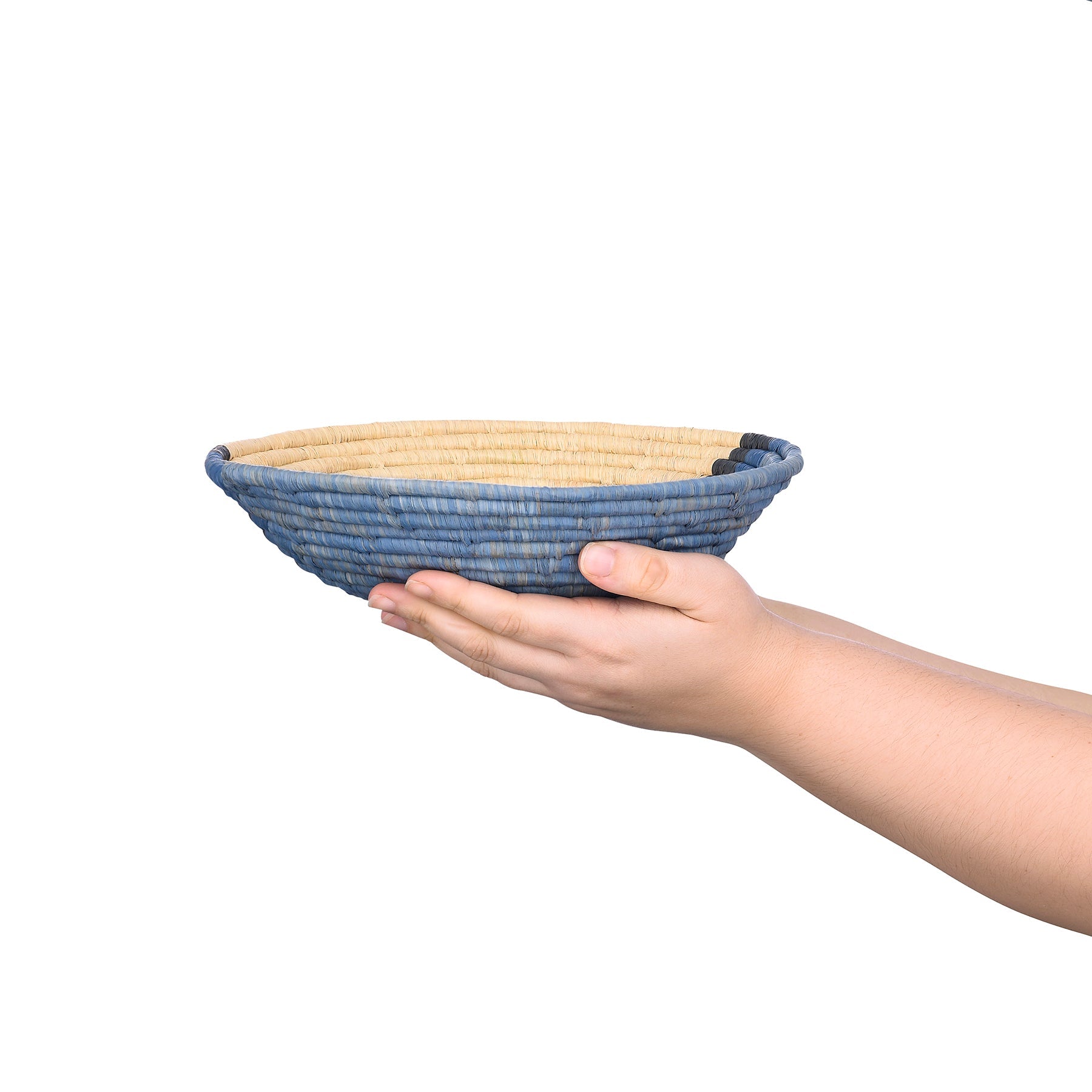 Coastal Minimalism Woven Small Bowl - Calming